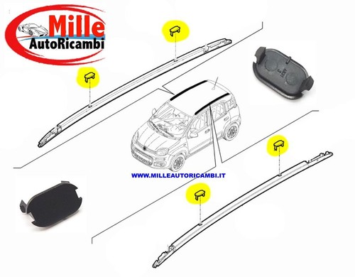 Kit tappi coperchio barra - coperchio,